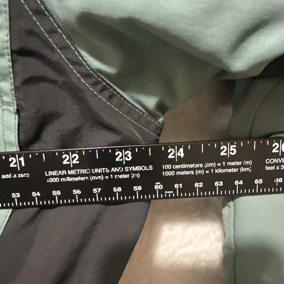 Vintage L.L. Bean Women's Rain Jacket Thinsulate Lined Coat Green Size‎ Large - Picture 12 of 16